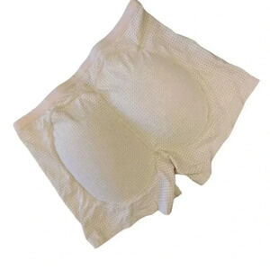 Butt Shapewear Nude Removable  Pads Shorts Size XL
